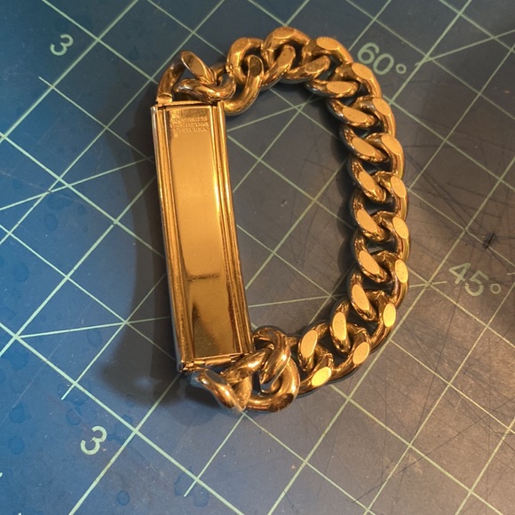 Sterling silver name plate bracelet - Picture 3 of 13